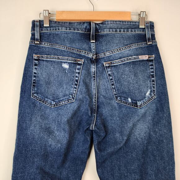 Joe's Niki Boyfriend Jeans Inglewood Wash Women's 27 Distressed Stretch Denim - Picture 4 of 9